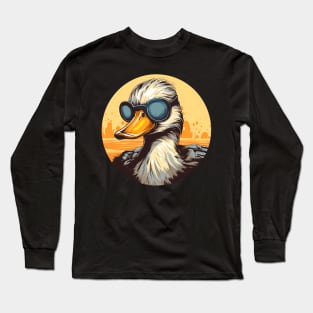 Duck with Sunglasses Long Sleeve T-Shirt